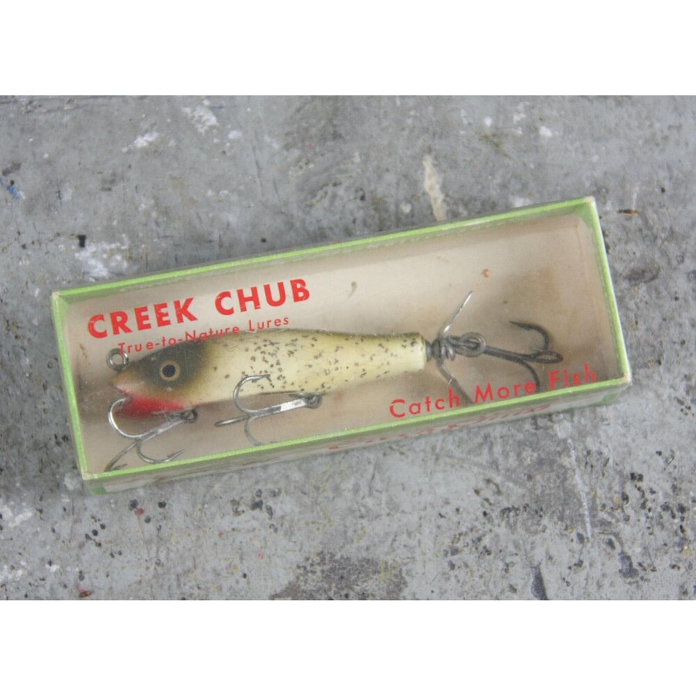 Creek Chub Pikie Minnow Fishing Lure in Original Box, vintage